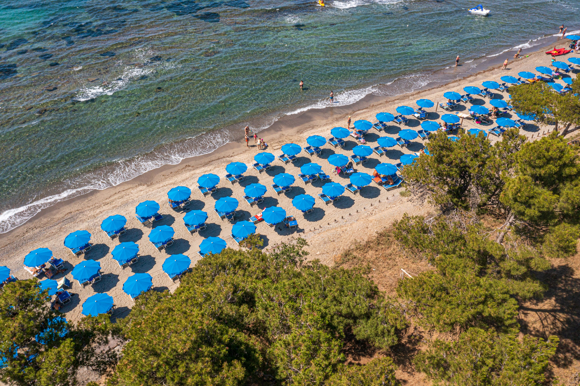 La costa e il mare della Toscana