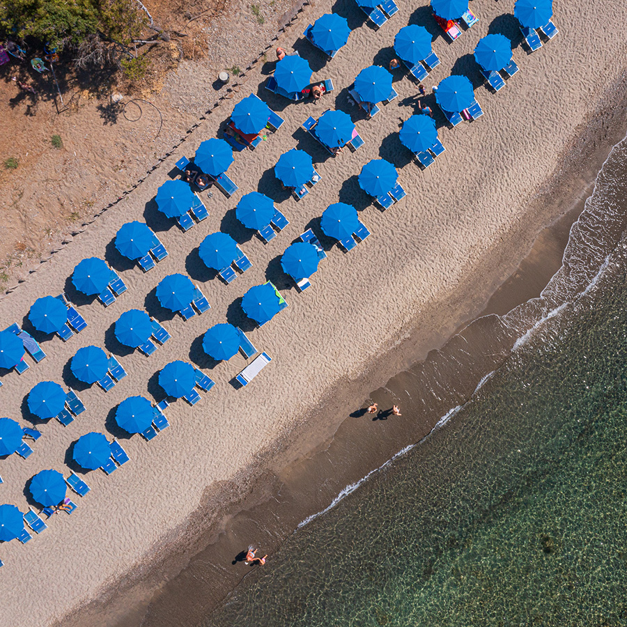 Spiaggia privata del Villaggio Orizzonte